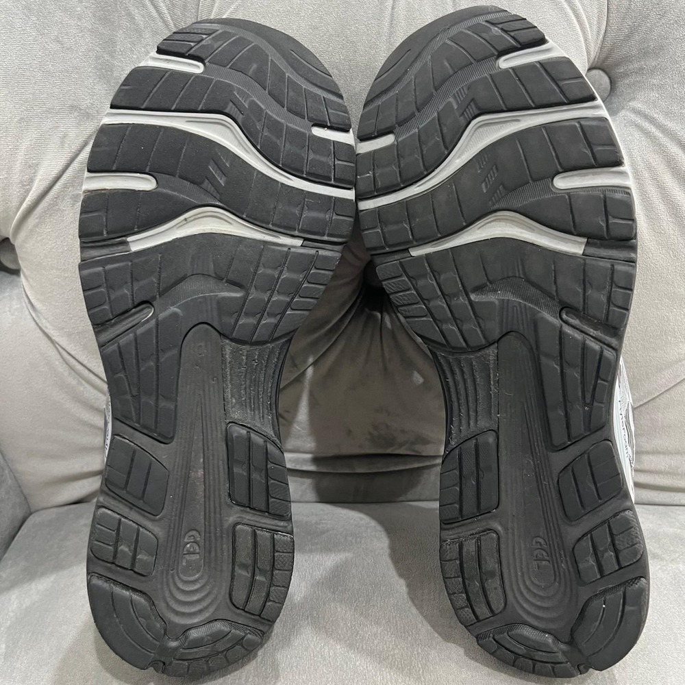 Asics Gel-Nimbus 21 Running Shoes Mens 12 Sheet Rock Silver Platinum Sneakers - Picture 8 of 8